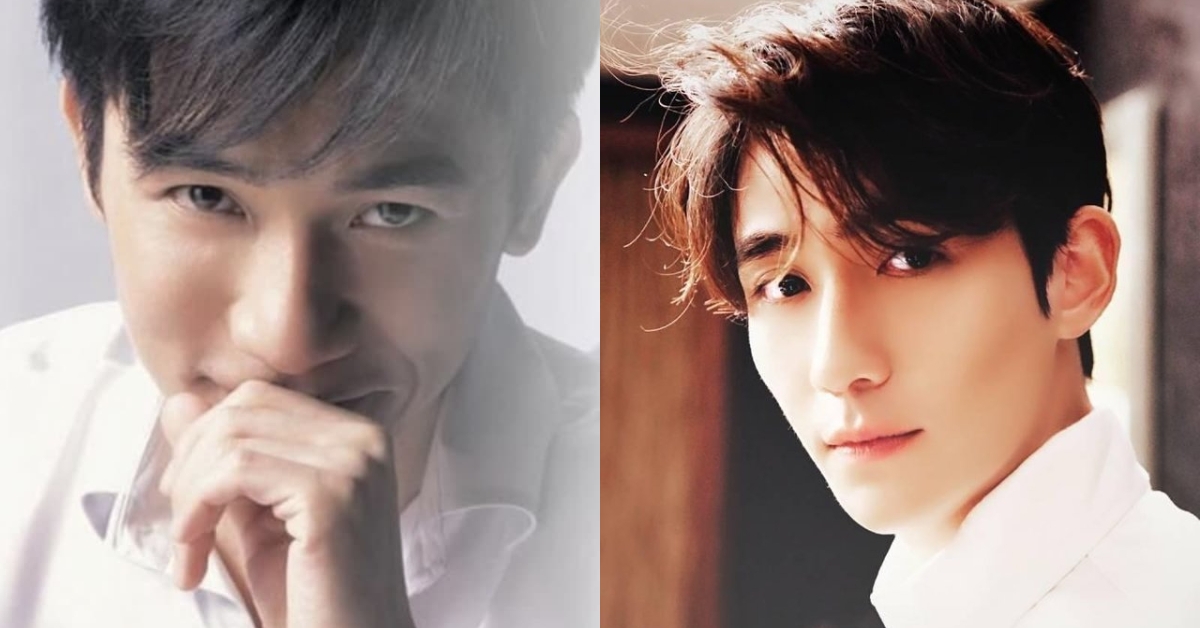 朱一龍和梁朝偉笑起來眉眼相似，特別是濃眉和嘴角漾起的微笑。