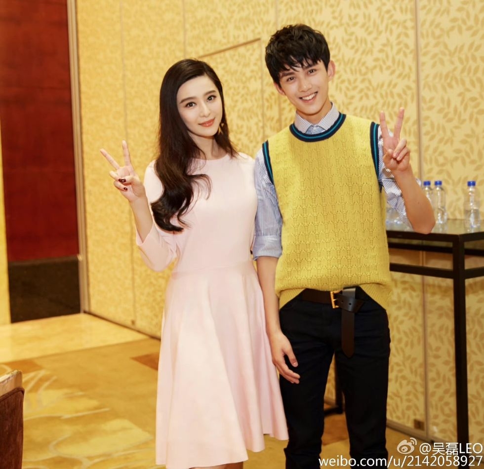 吳磊曾與范冰冰合作