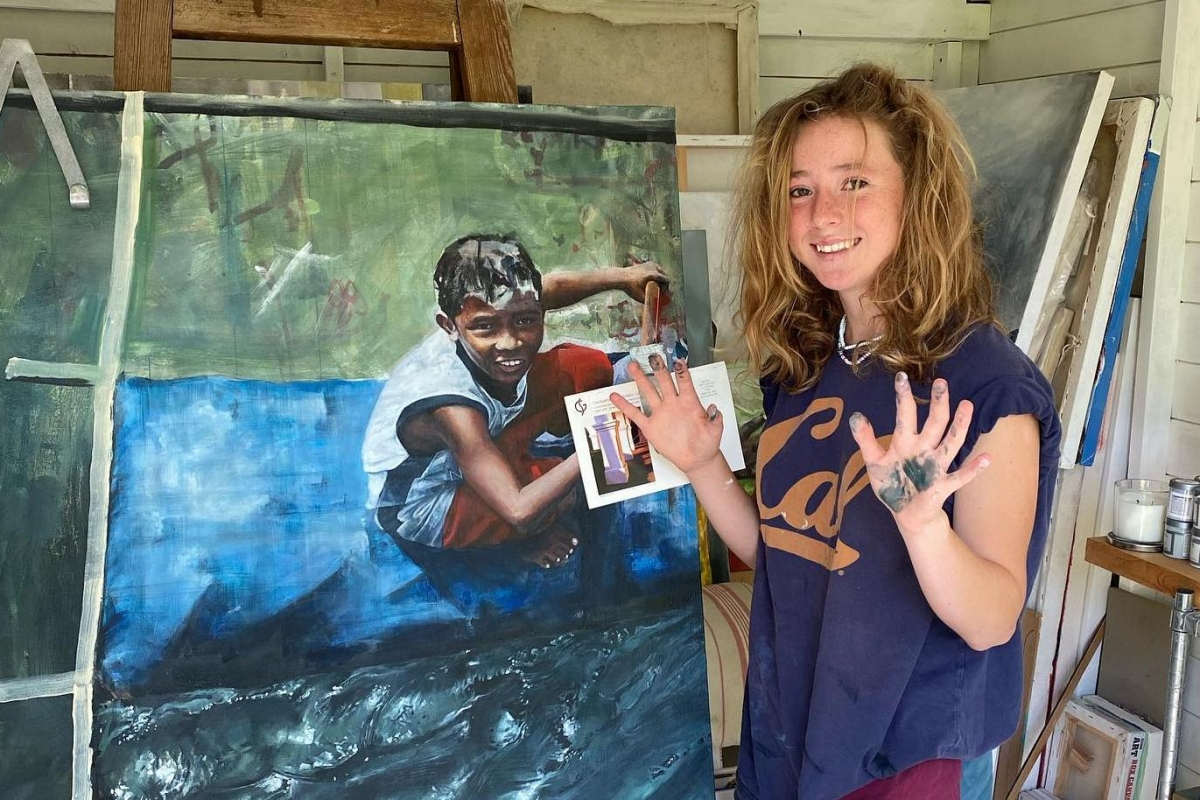 Makenzy Beard已經賣出不少畫作