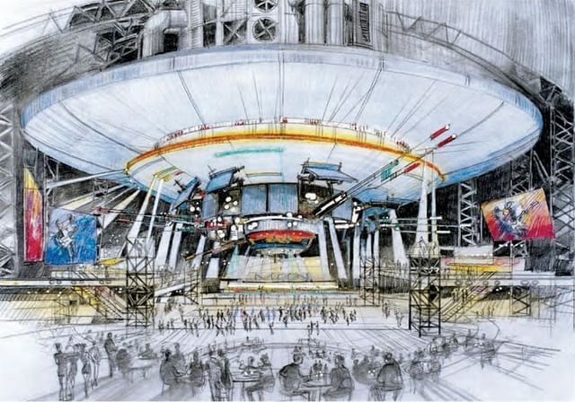 太空船造型夜店