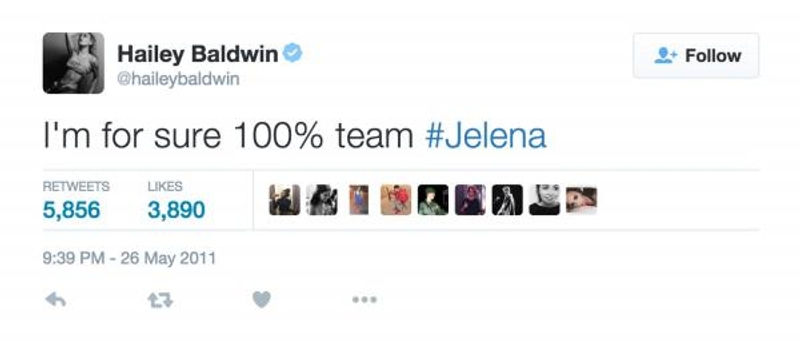 小賈和賽琳娜的CP名為Jelena