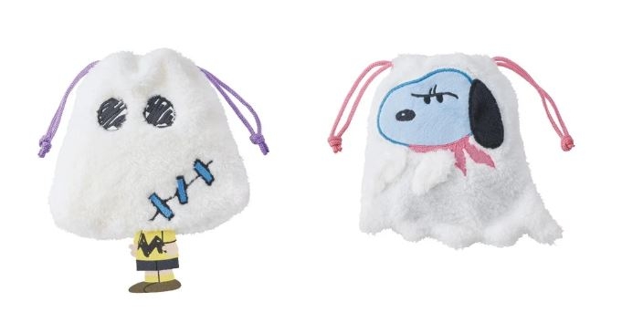 史努比絨毛抽繩束口袋,價格:2,600日、約NT$567元