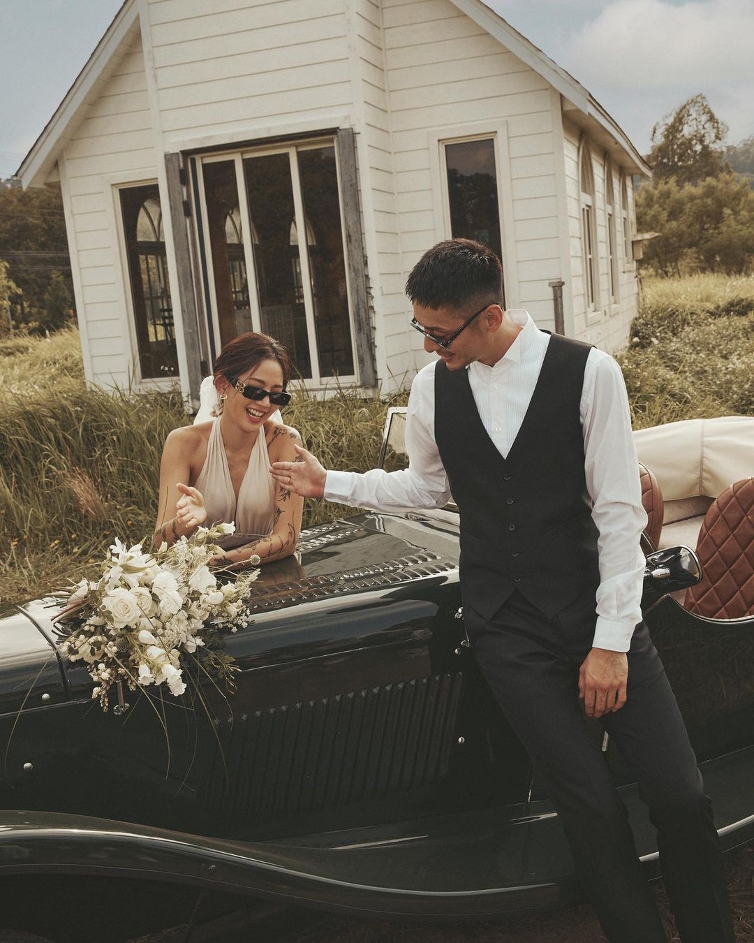 陳艾琳、顏庭笙婚紗照