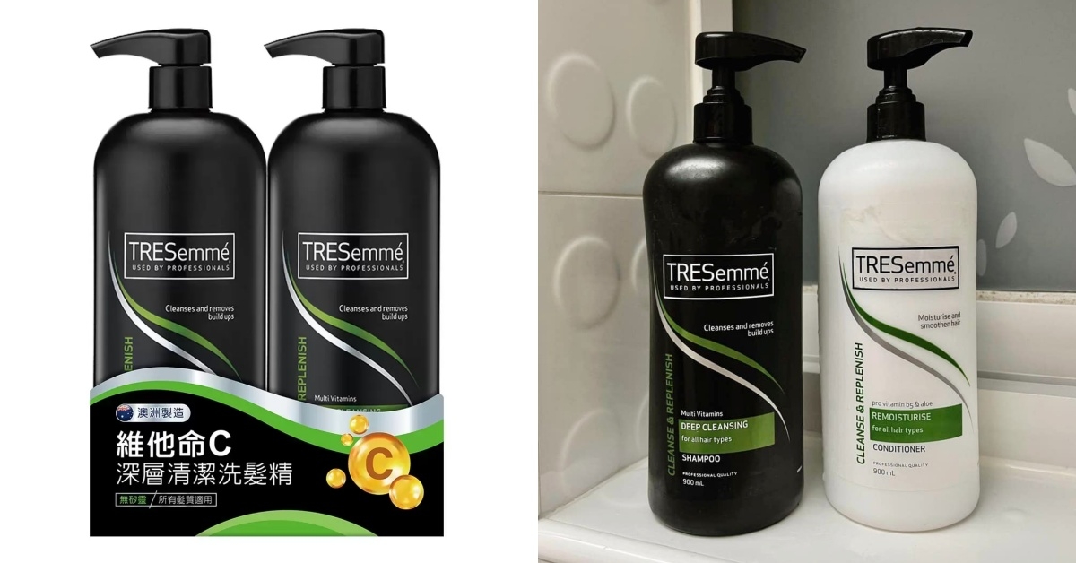 TRESemmé 維他命C深層清潔洗髮精900ml×2,NT$499