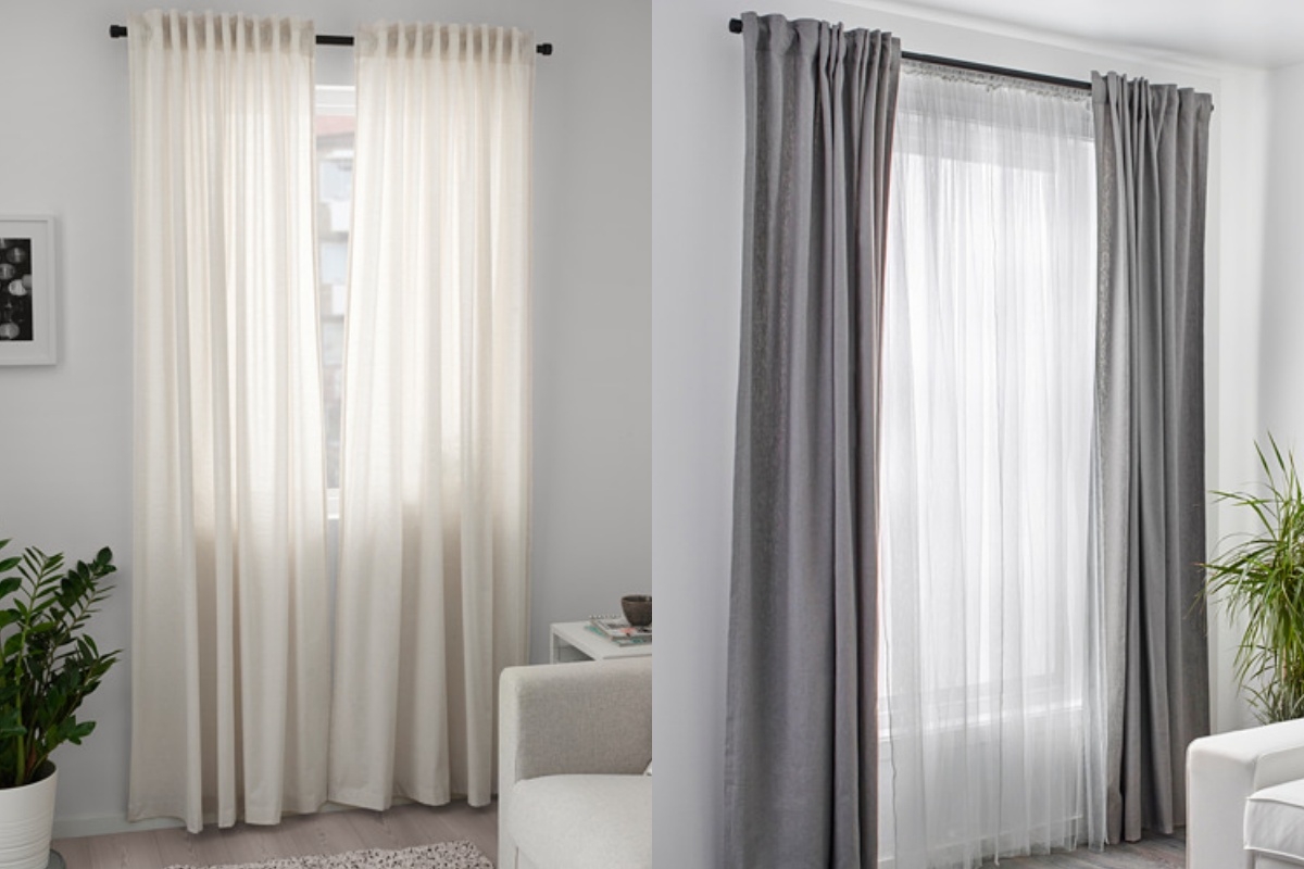 半透光窗簾可以決定室內光線～NT$199