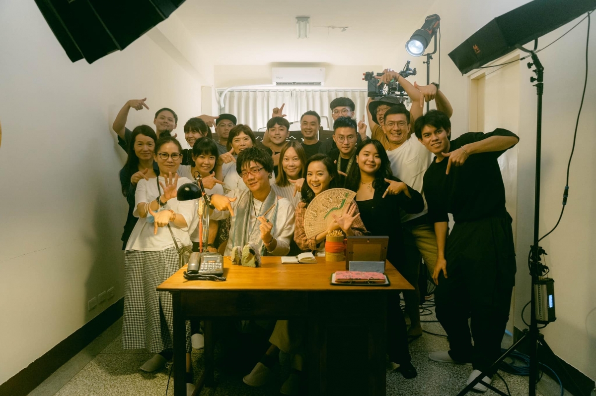 阿翰感謝工作人員的協助