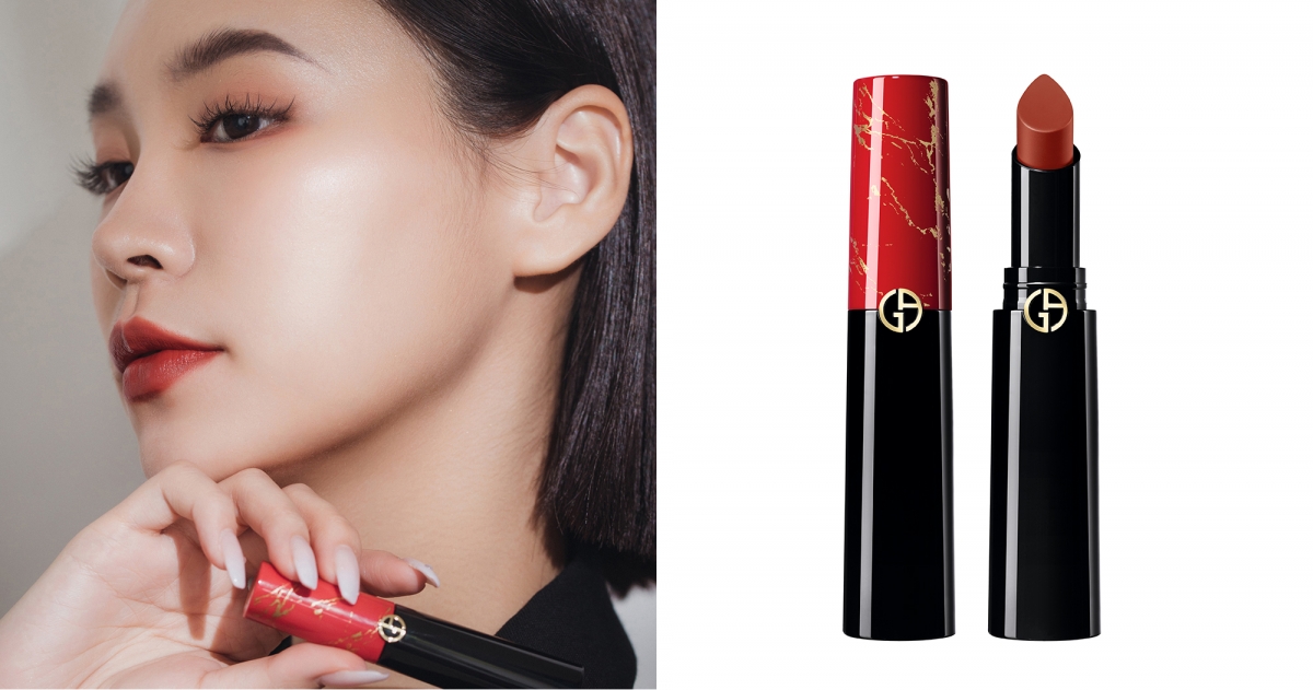 亞曼尼 奢華絲緞訂製唇膏 #206 紅棕玫瑰