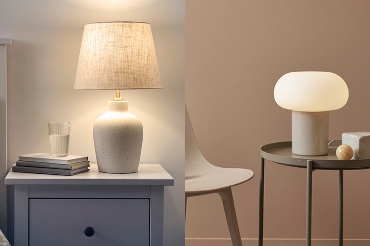 兩個桌燈的風格雖不同，但都很有質感！NT$1,799、999