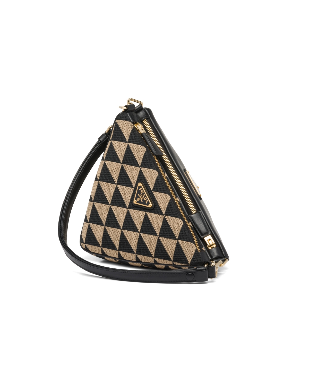 Prada Symbole 皮革及布質迷你手袋，NT$98,000