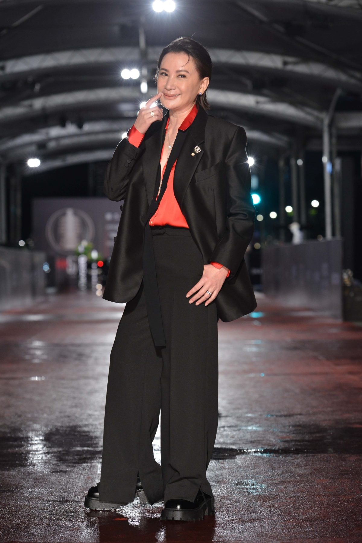 紅毯訪問時表示有信心獲獎