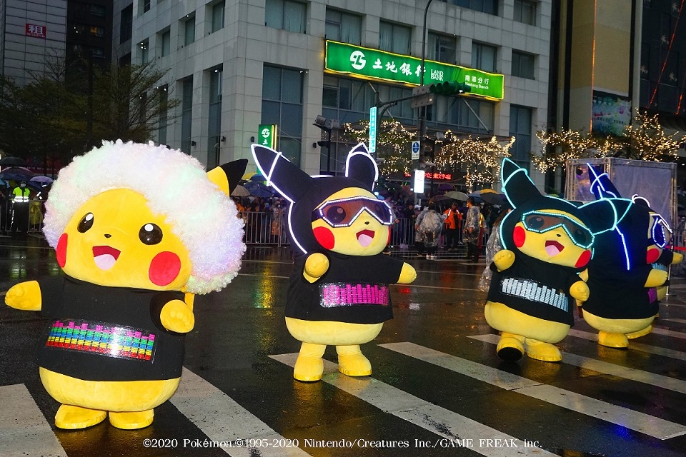 2020台北燈節時的皮卡丘遊行