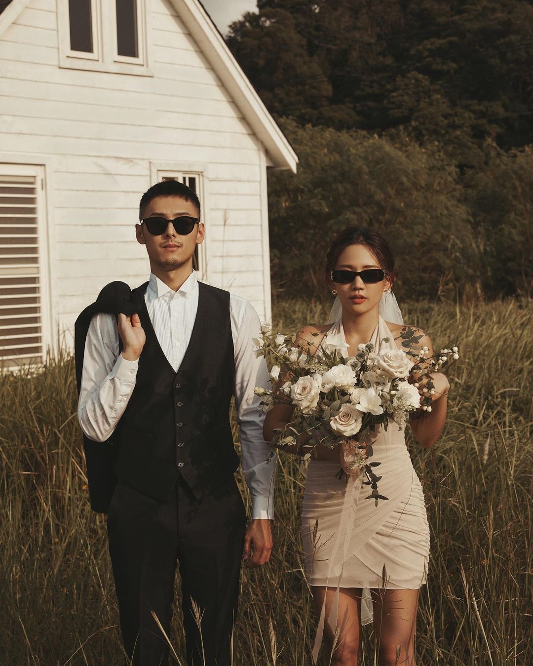 陳艾琳、顏庭笙婚紗照