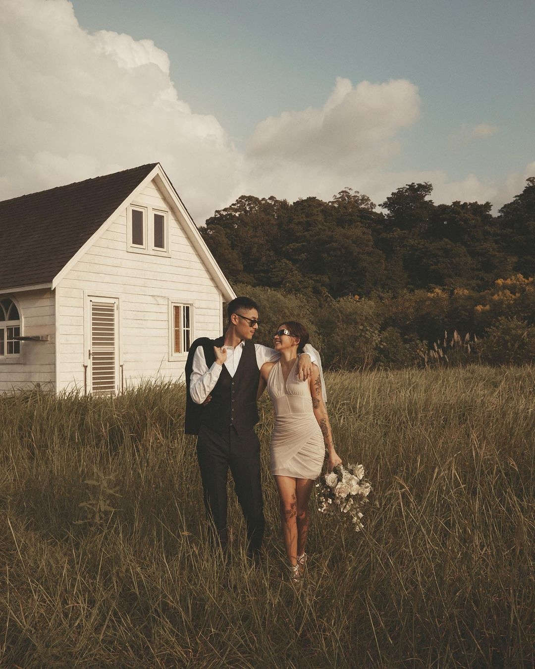 陳艾琳、顏庭笙婚紗照