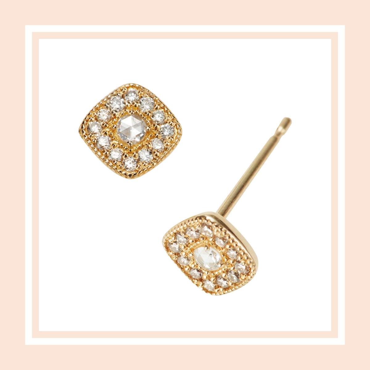 Agete 18K星辰讚石耳環 (獨家商品) 推薦價26,800元（台南新天地，實際商品販售組合和售價以櫃位公告為準）