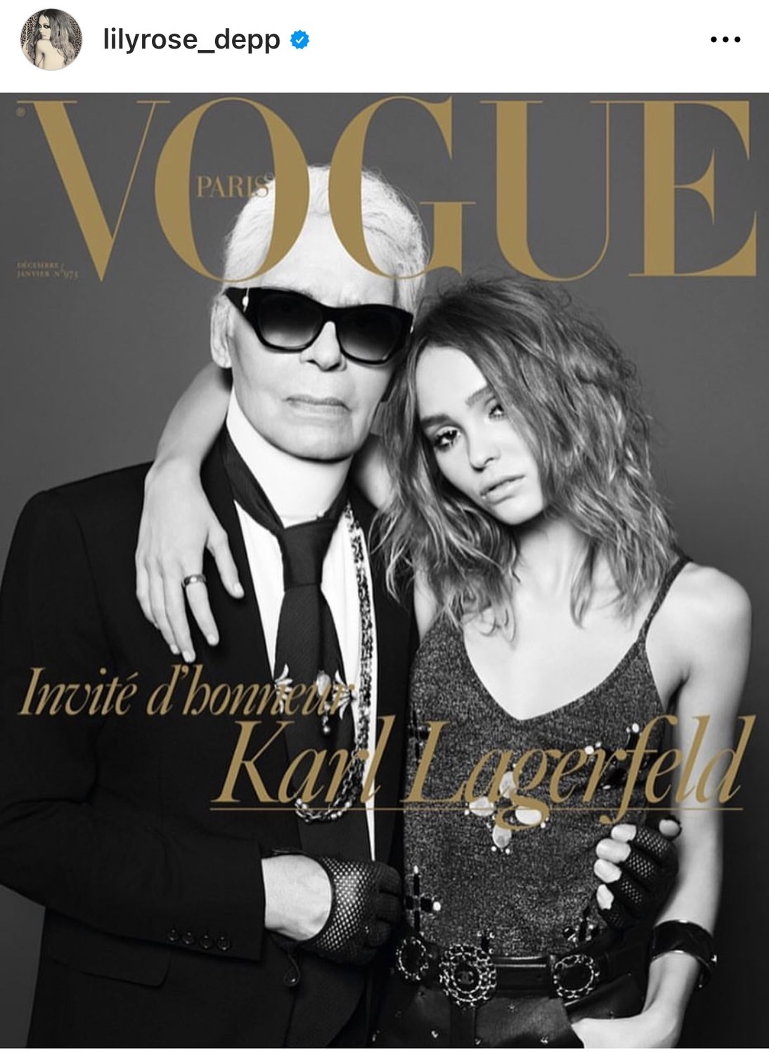 莉莉曾與老佛爺一起登上雜誌封面，獲封為香奈兒寵兒