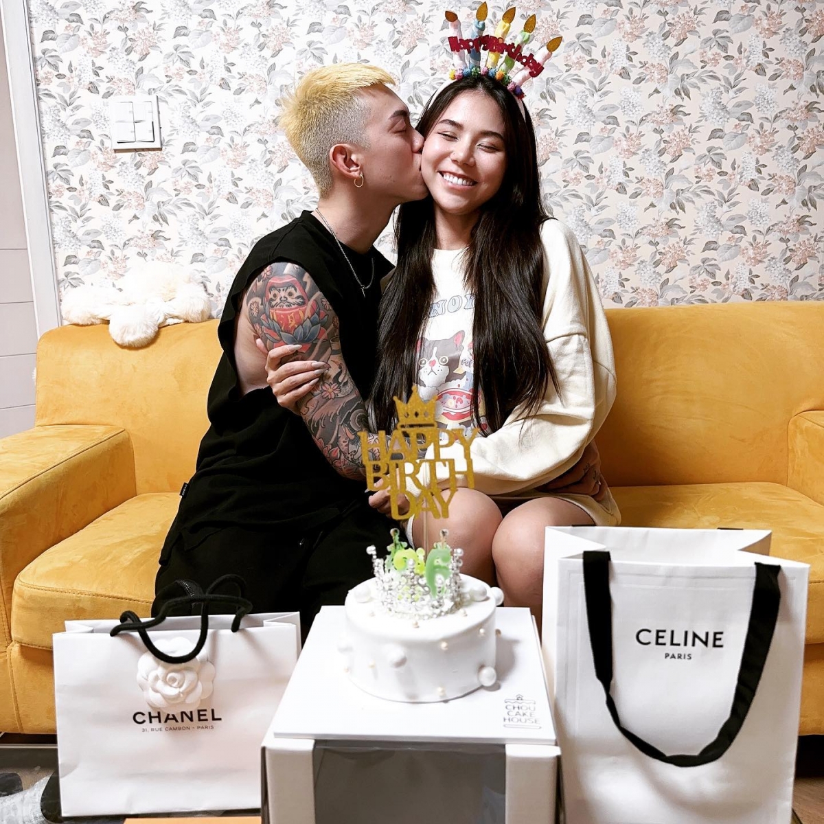 蕾菈到韓國慶生