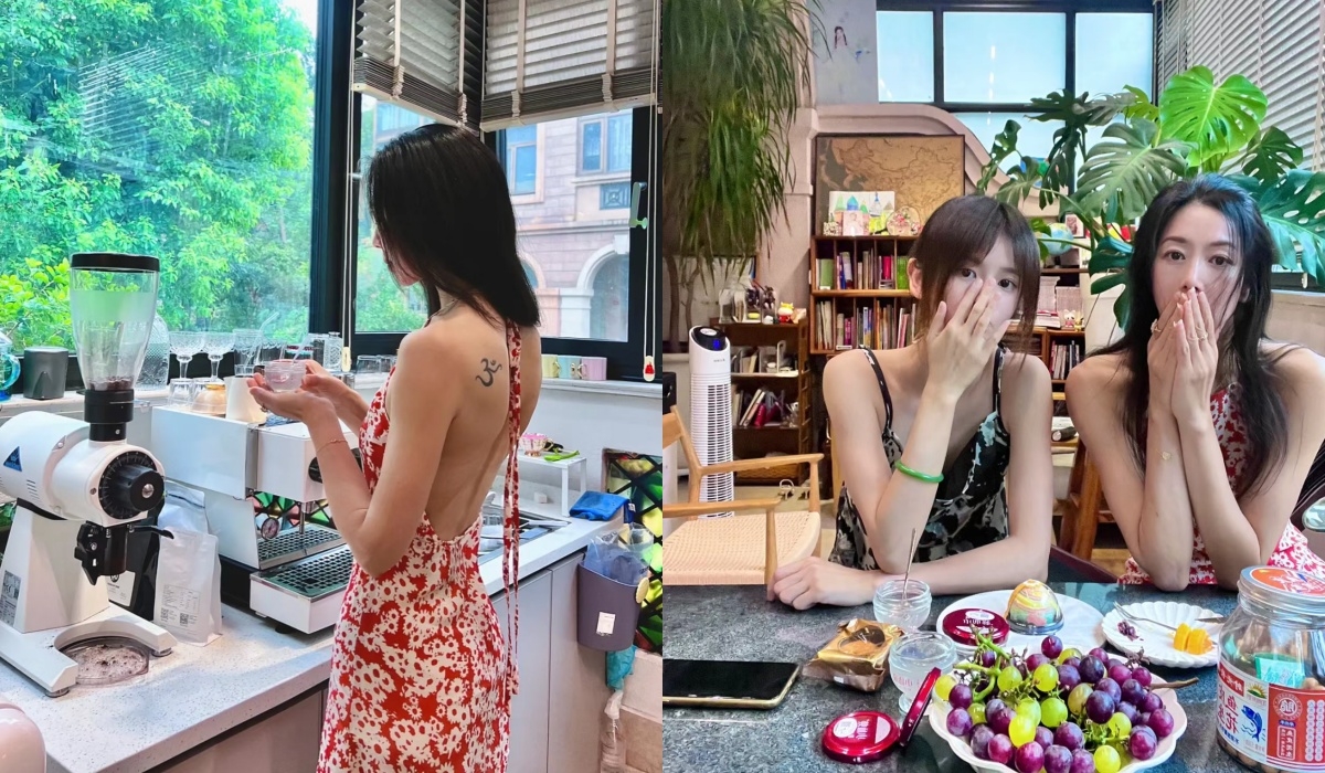 51歲的她與24歲的女兒看似姐妹