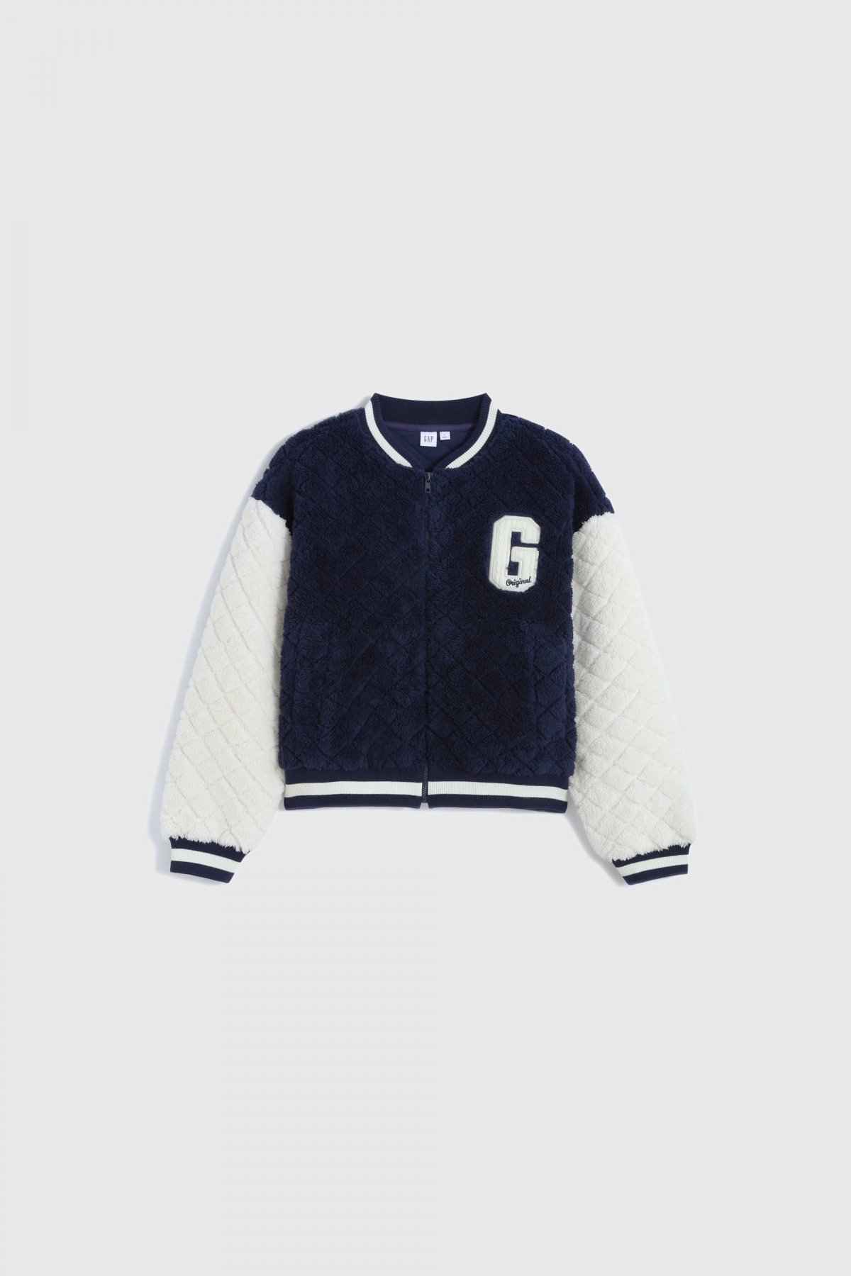 Gap Logo軟毛珊瑚絨休閒外套，NT$2,699