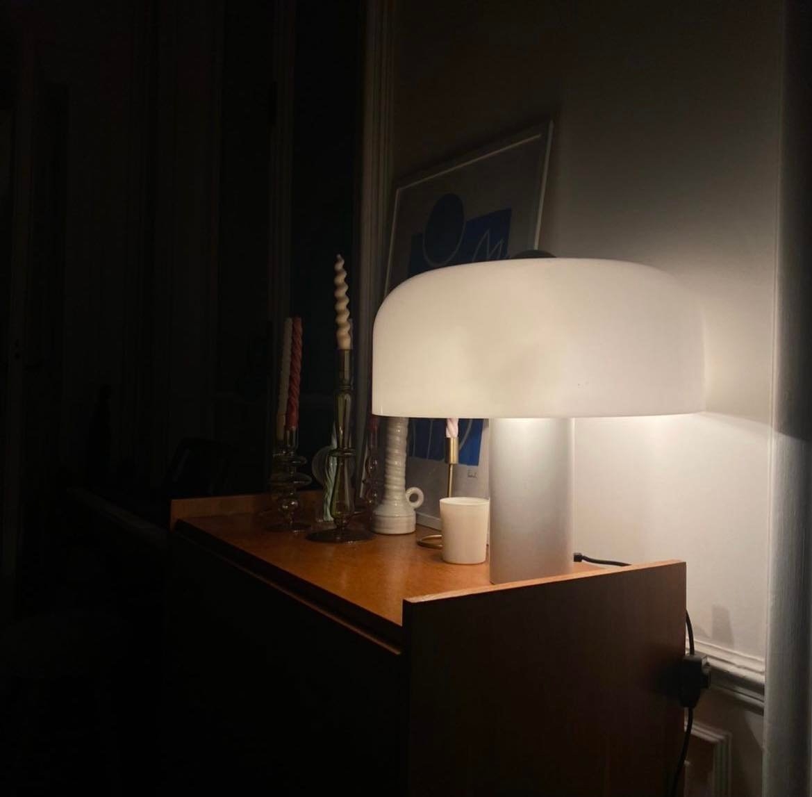 Guzzini Brumbry / Brumbury Table Lamp by Luigi Massoni 