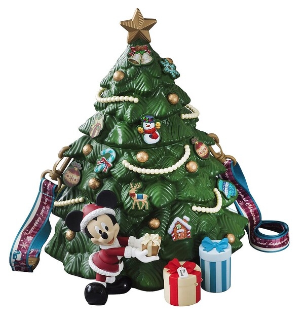 2022東京迪士尼「米奇聖誕樹爆米花桶」