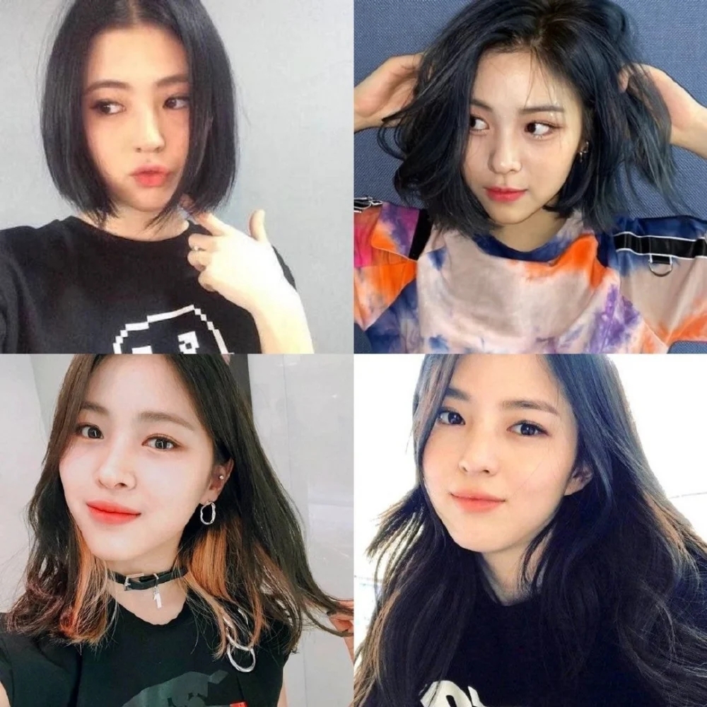 韓韶禧與申留眞的對比照