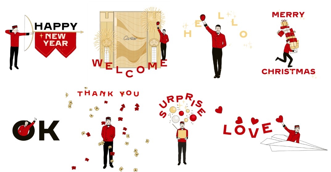 卡地亞Cartier台灣LINE官方帳號貼圖