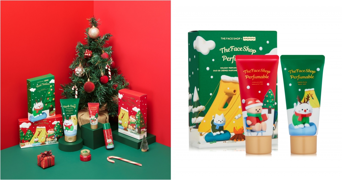 THE FACE SHOP X earpearp真香水護手霜2入組-聖誕限定版,特價NT$280