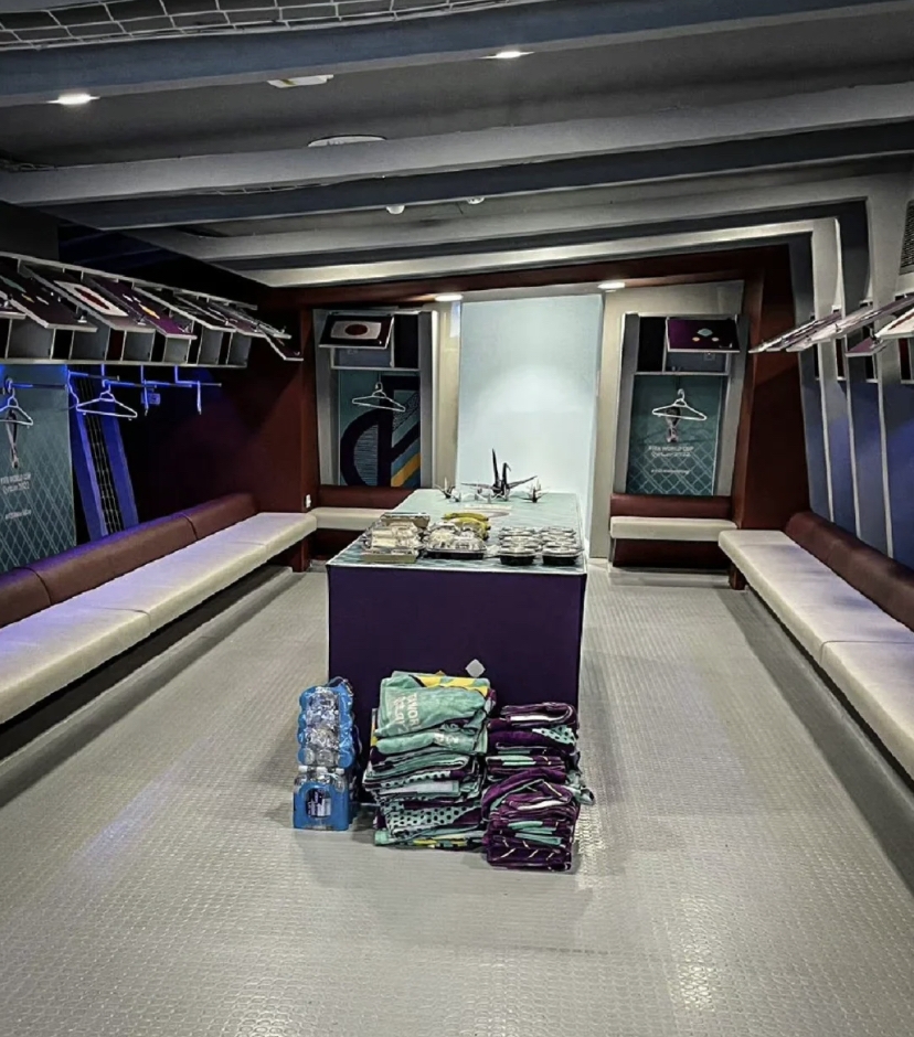 世足賽日本隊休息室