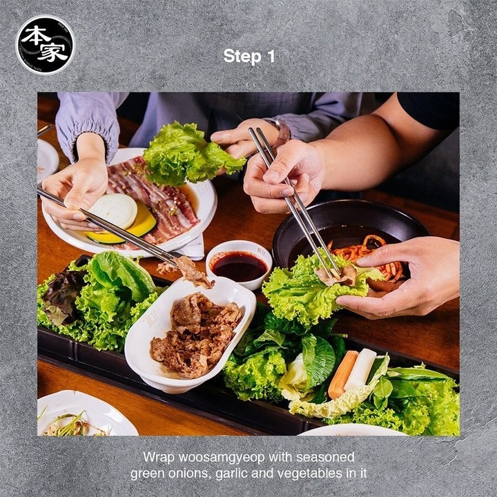 韓國本家燒肉示意圖