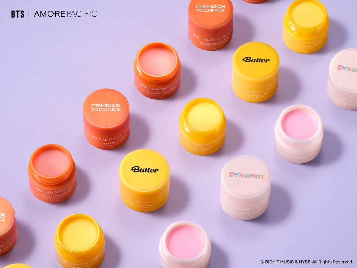 BTS|AMOREPACIFIC 晚安唇膜潮流特别版,NT$999 / 8g*3