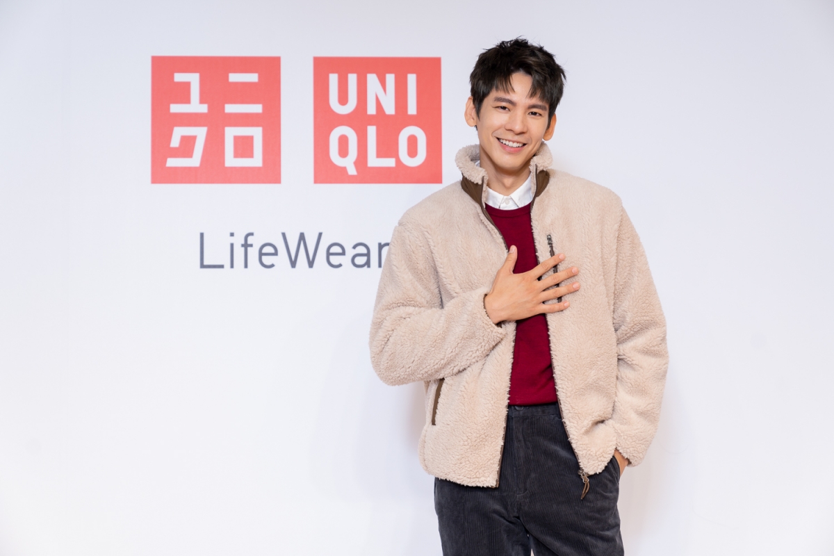 UNIQLO品牌好友林柏宏以防風長刷毛外套展示野性出走派穿搭