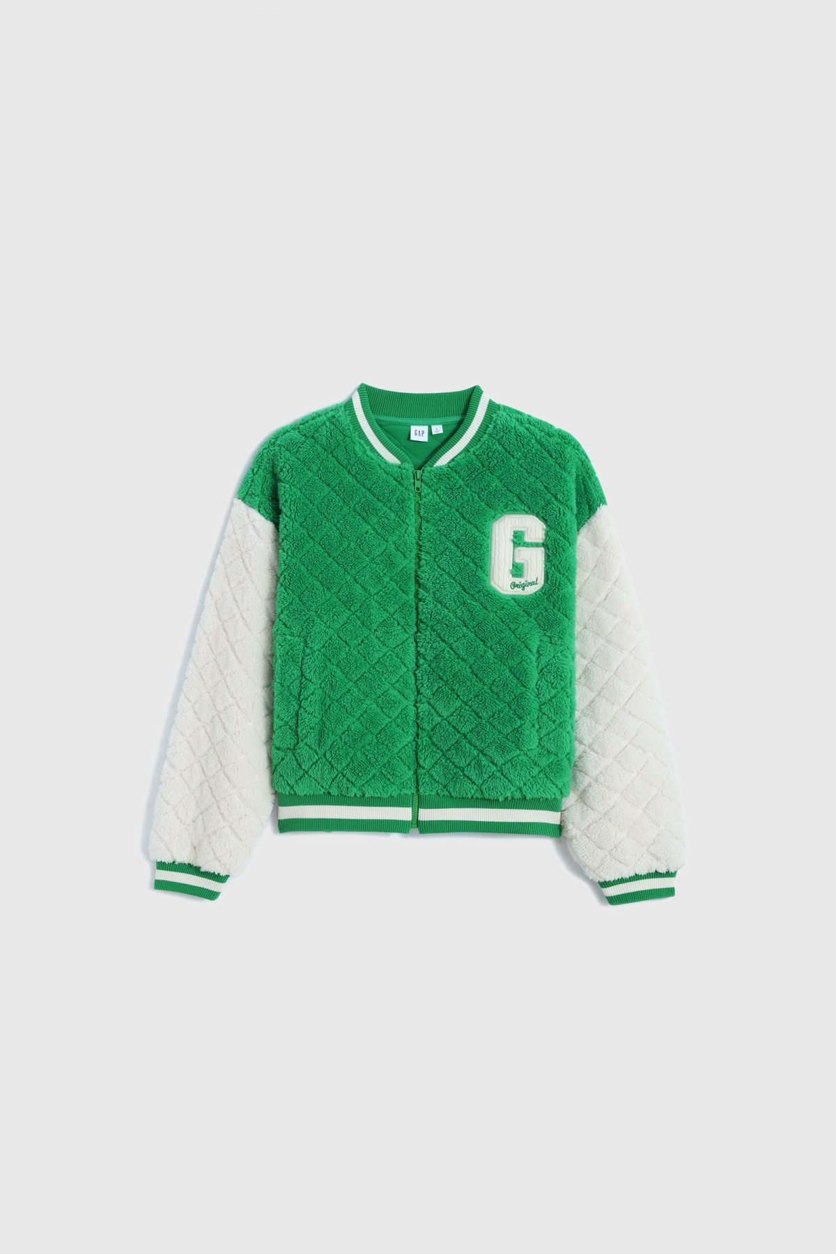 Gap Logo軟毛珊瑚絨休閒外套，NT$2,699