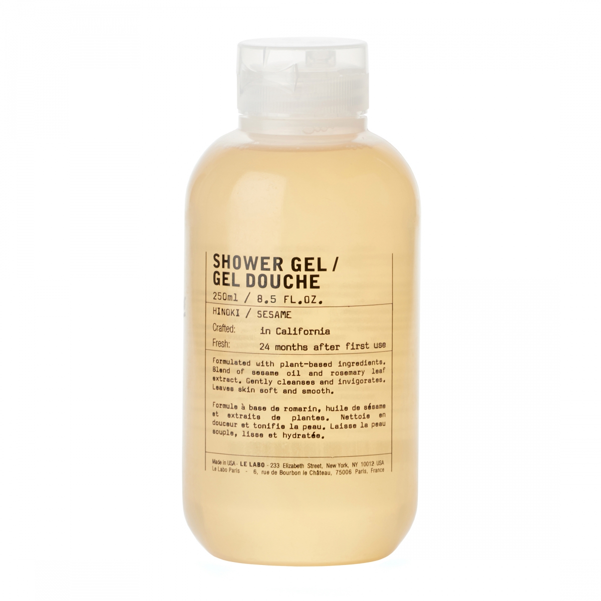 Le Labo 檜木香沐浴膠 250ml，NT$1,100