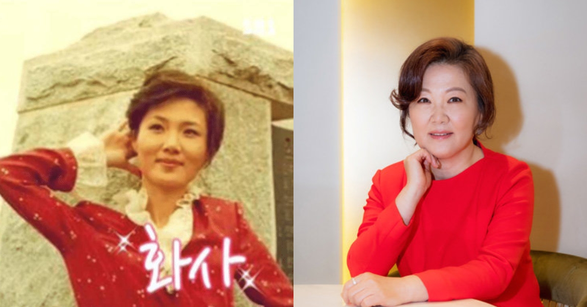 南韓資深演員金海淑年輕時的樣貌端莊秀麗。