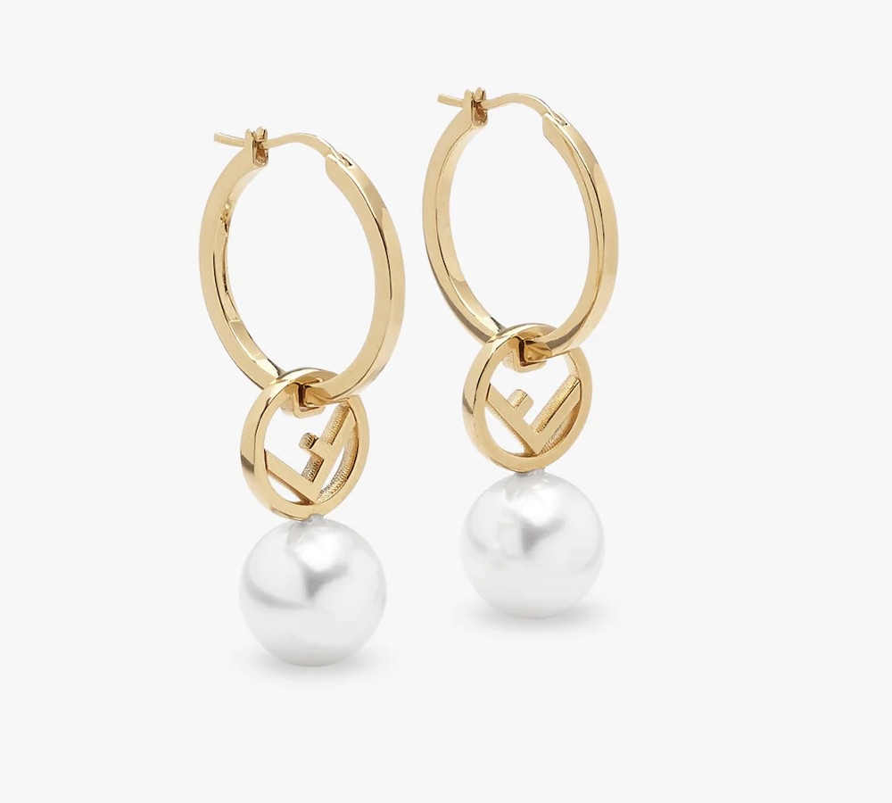 F Is Fendi金色耳環,NT$ 13,800