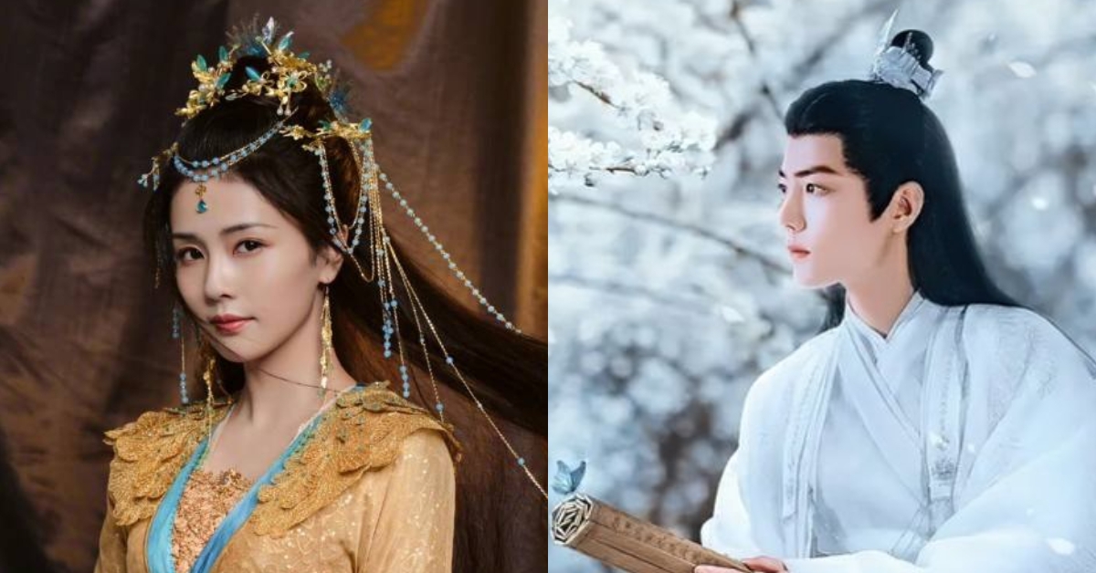 白鹿和肖戰的高顏值讓他們在古裝劇造型當中幾乎無堅不摧