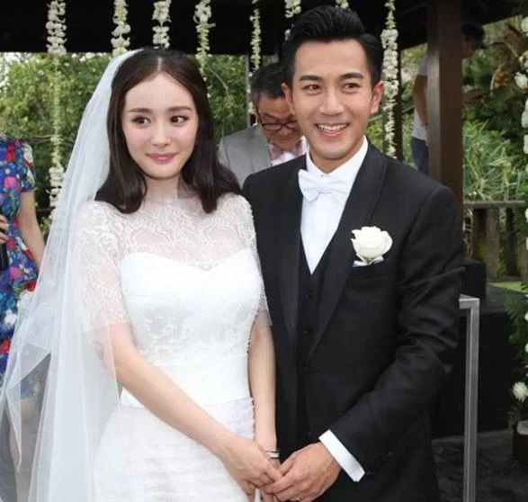 楊冪、劉愷威當年結婚時感情甜蜜。