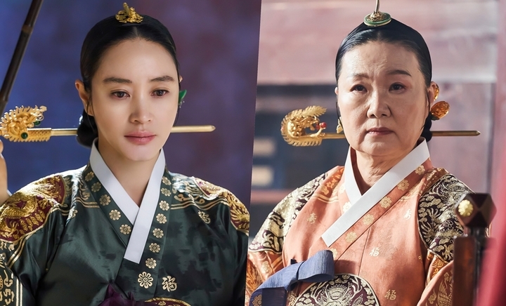 《王后傘下》當中的邪惡太妃由金海淑飾演,劇中她和女主角金憓秀的對手戲火花四射。