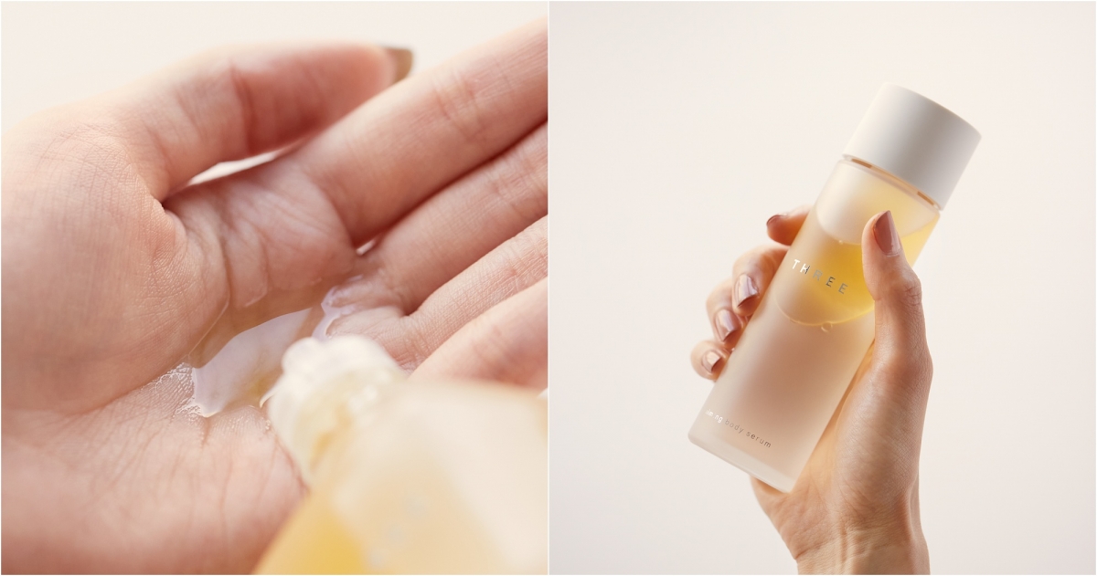 THREE 極致活顏身體精華油，97mL，NT$2,900 