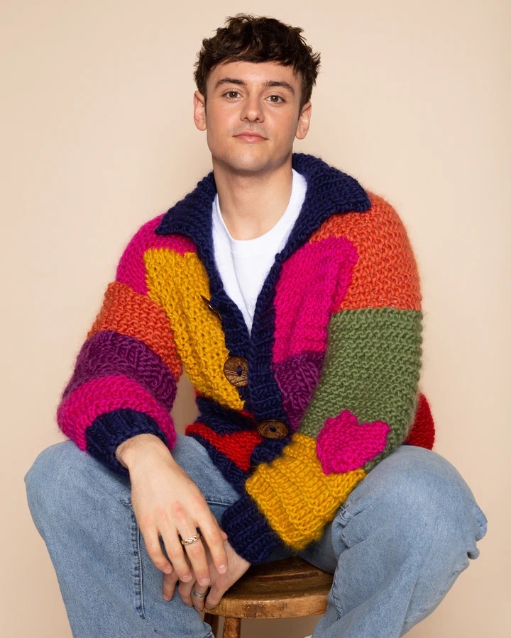 Tom Daley官網上販售的毛線外套