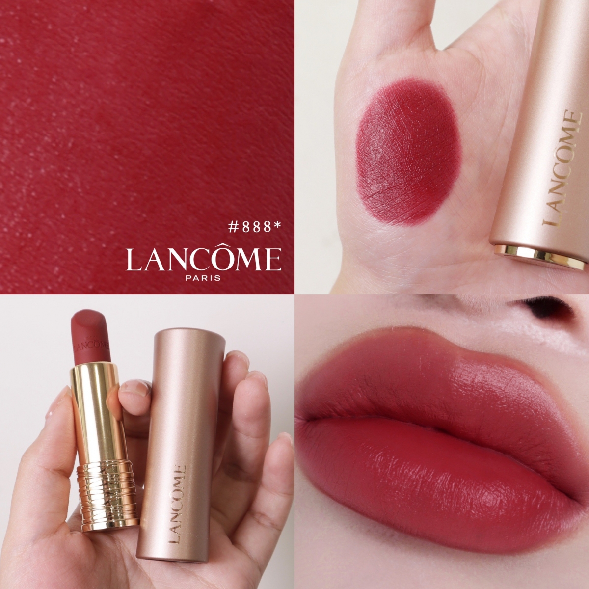 蘭蔻 絕對完美柔霧唇膏#888 ,NT$1,350