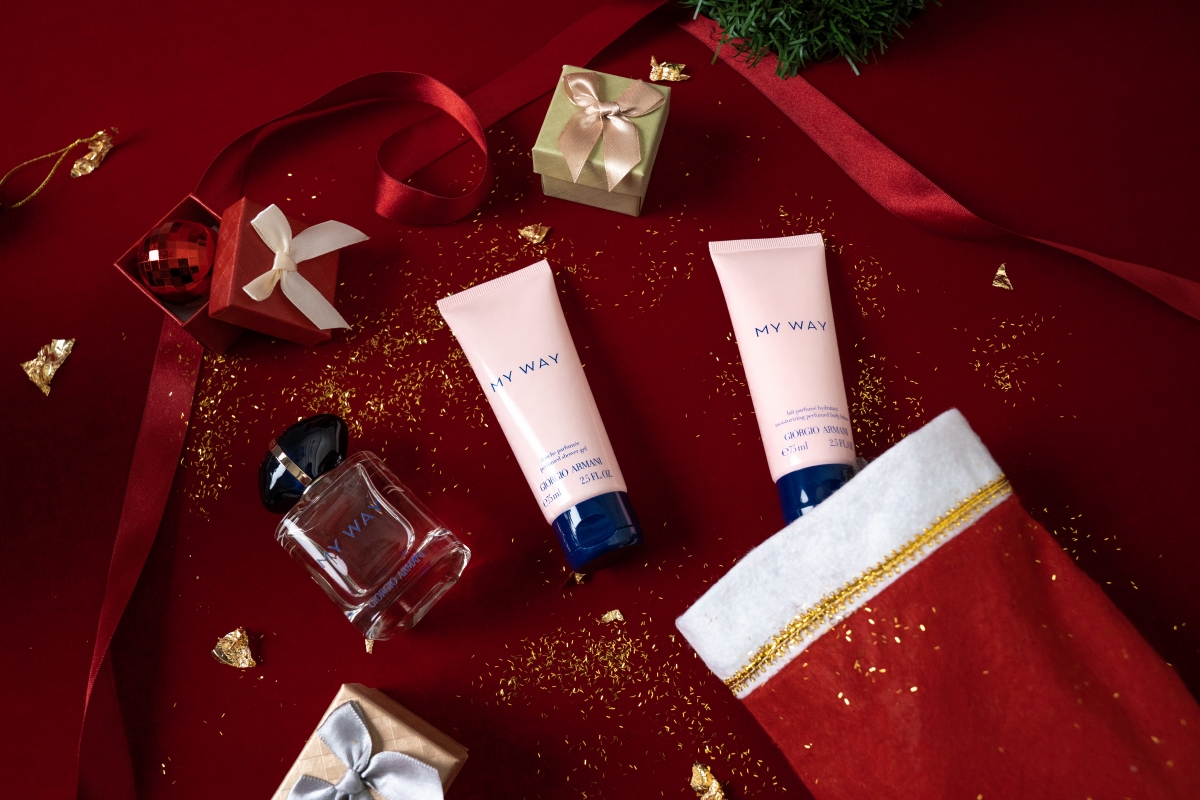 亞曼尼 MY WAY身體香氛禮盒 金燦版