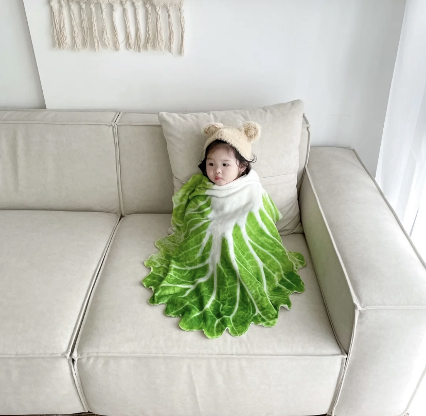 白菜造型小棉被