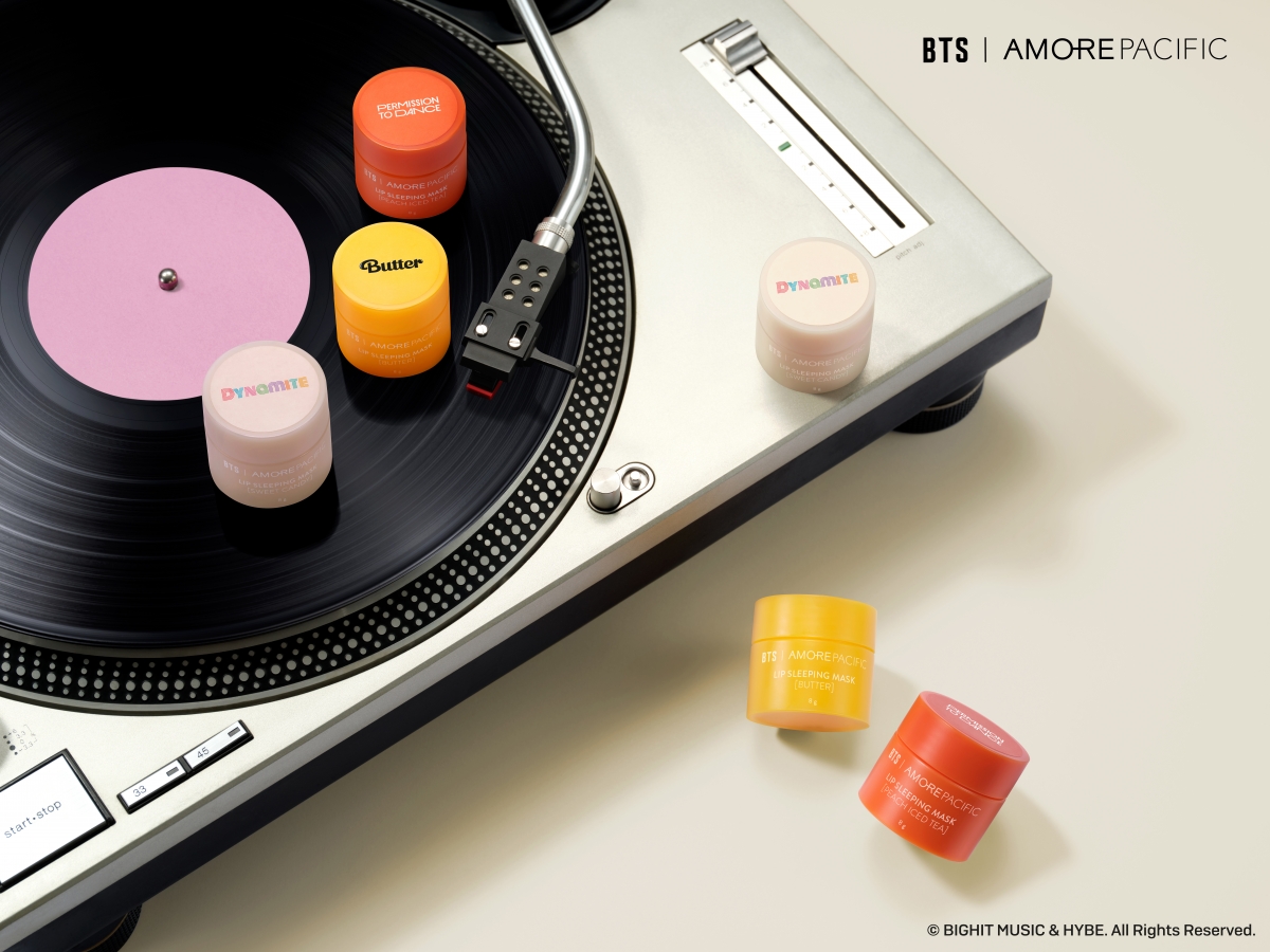 BTS|AMOREPACIFIC 晚安唇膜潮流特别版,NT$999 / 8g*3