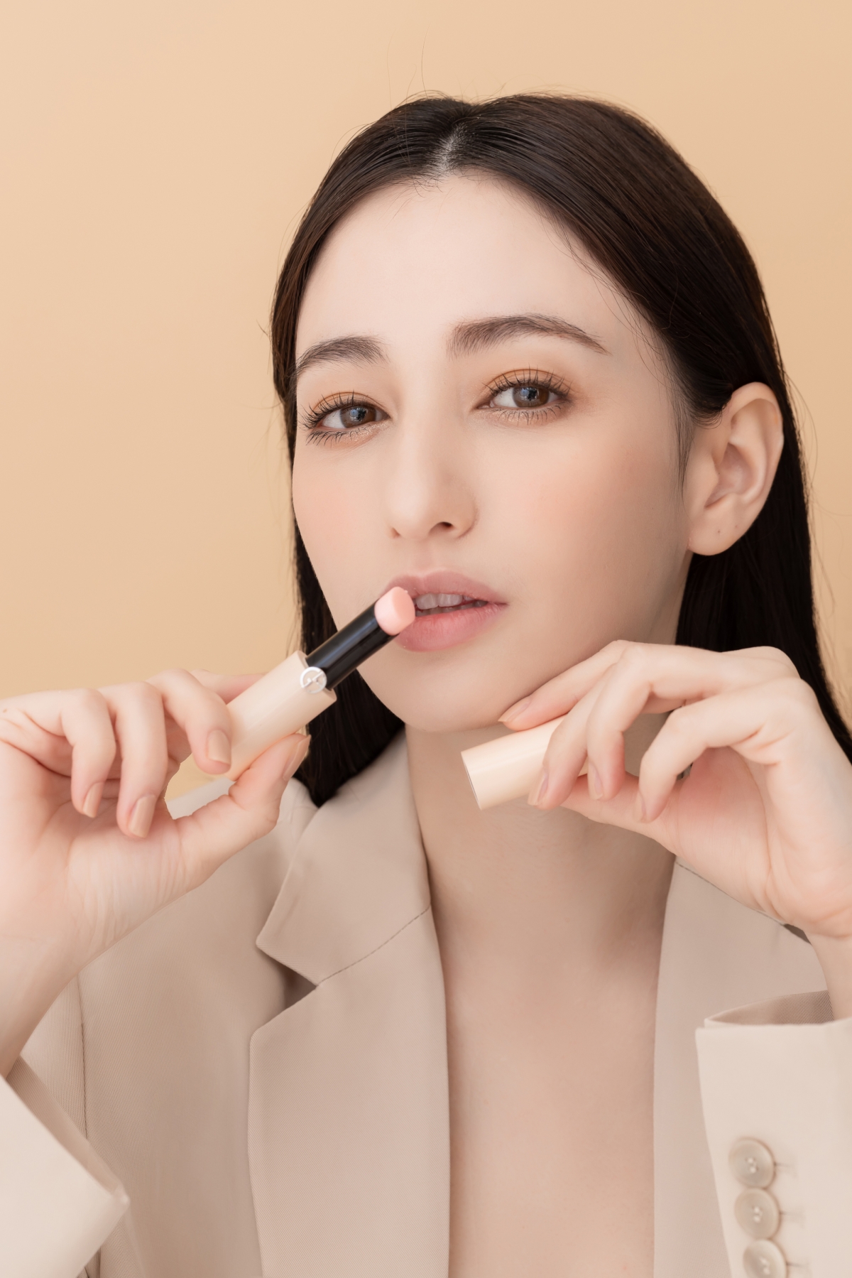 亞曼尼 奢華訂製裸粉護唇膏#1 蕾絲裸粉,NT$1350