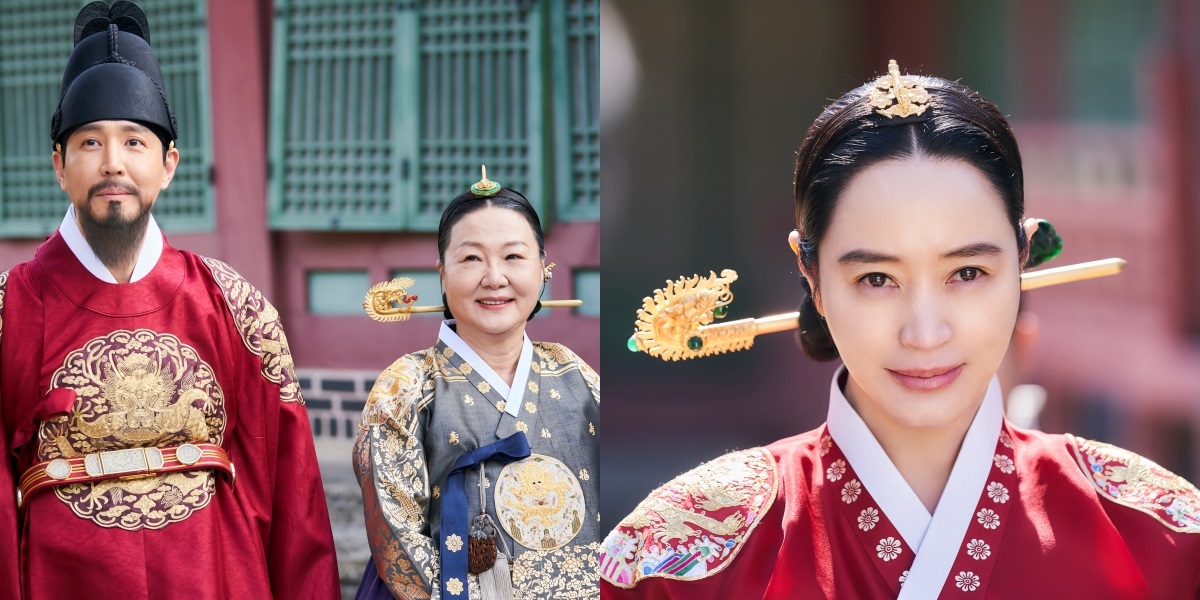 崔元英在《王后傘下》當中夾在母親金海淑和妻子金憓秀之間