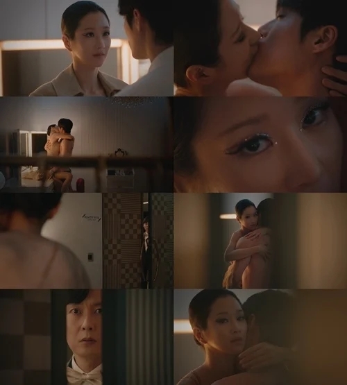 李拉艾故意引姜允謙來看自己和丈夫在親熱