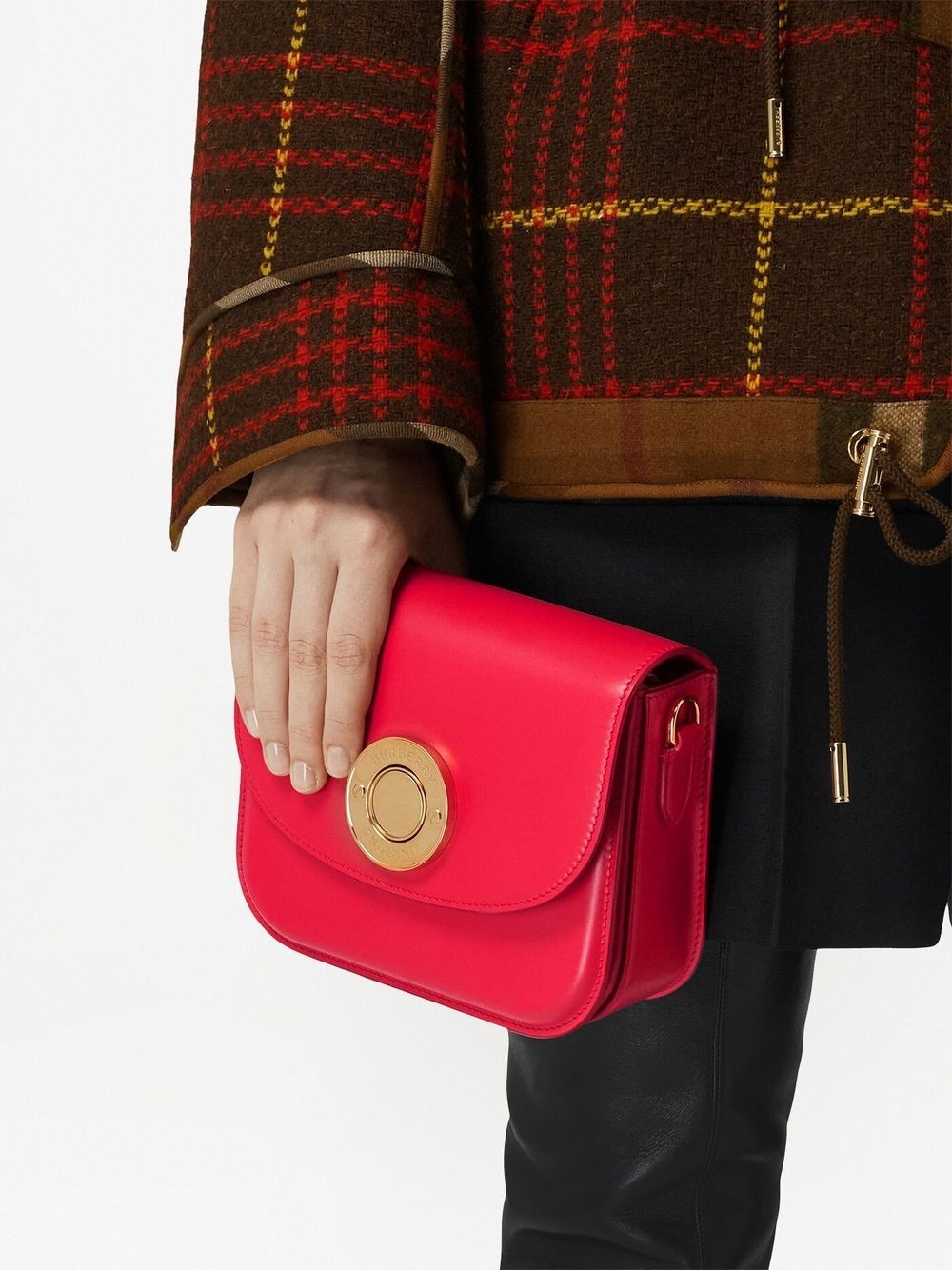 BURBERRY 皮革小型Elizabeth包 亮紅色（台南新天地，實際商品販售組合和售價以櫃位公告為準）