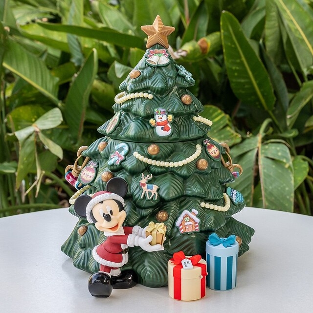 2022東京迪士尼「米奇聖誕樹爆米花桶」