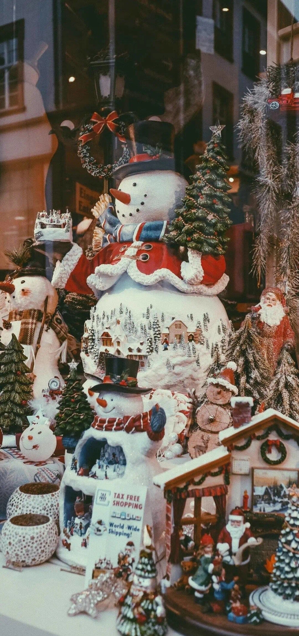 聖誕擺設當作桌布，豐富又歡慶節慶